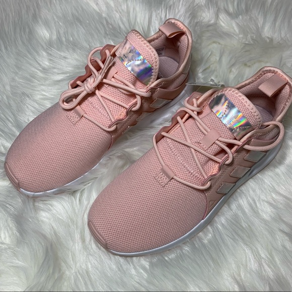 adidas xplorer pink & metallic shoes